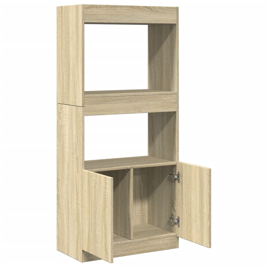 Credenza Rovere Sonoma 63x33x140 in Truciolato | homemem39