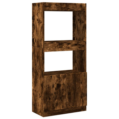 Credenza Rovere Fumo 63x33x140 in Truciolato | homemem39