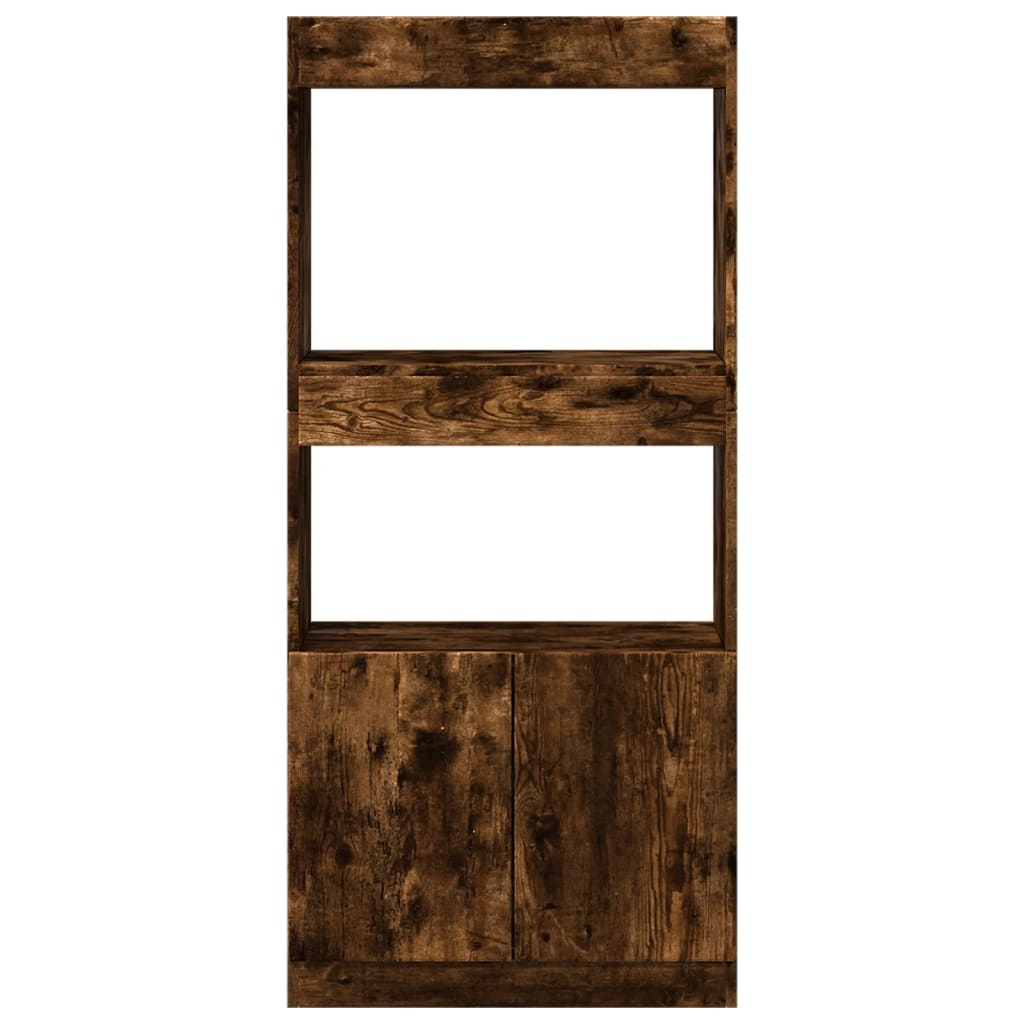 Credenza Rovere Fumo 63x33x140 in Truciolato | homemem39