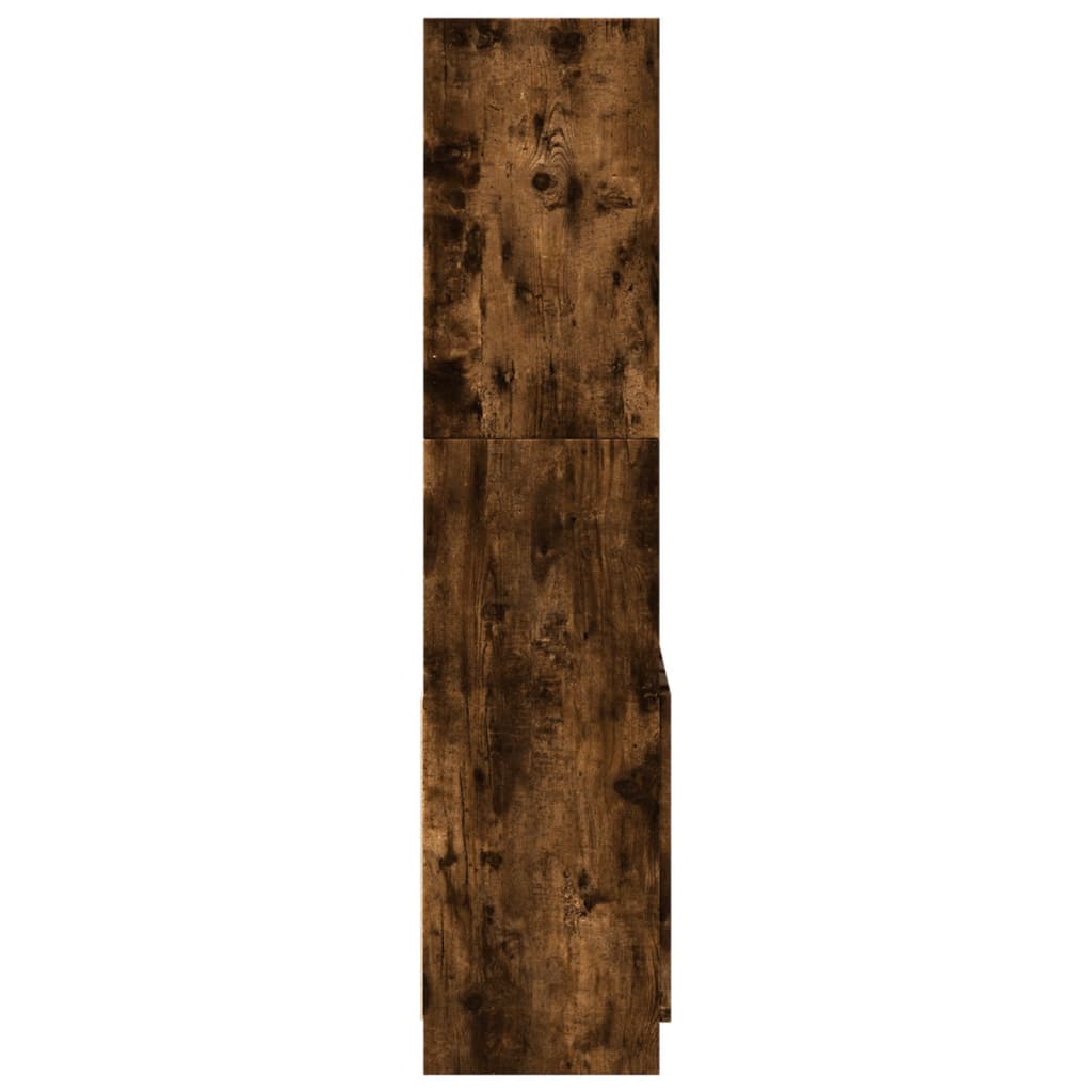 Credenza Rovere Fumo 63x33x140 in Truciolato | homemem39