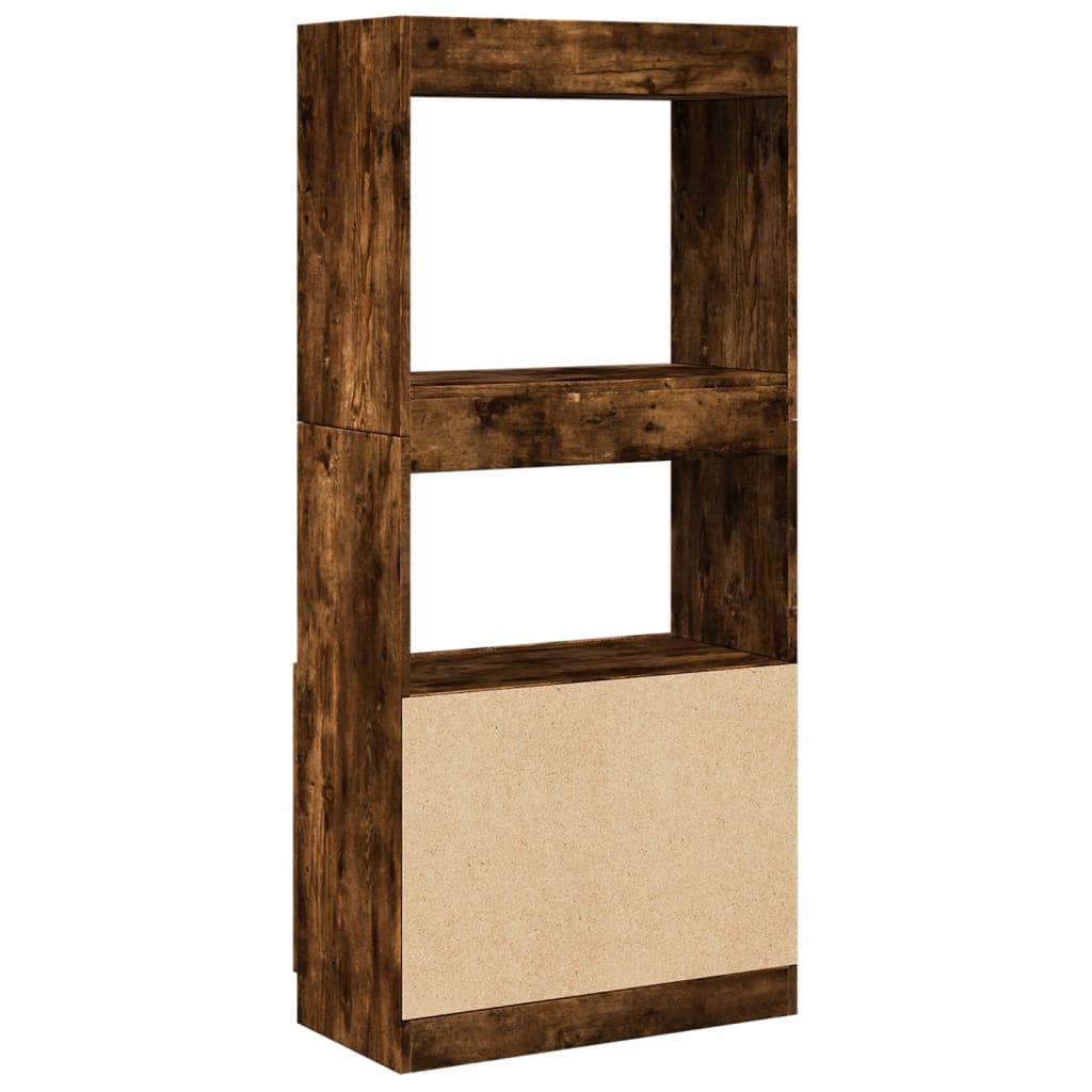 Credenza Rovere Fumo 63x33x140 in Truciolato | homemem39