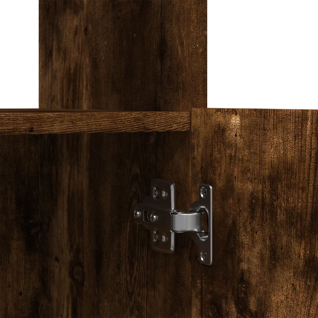 Credenza Rovere Fumo 63x33x140 in Truciolato | homemem39