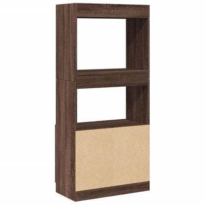 Credenza Rovere Marrone 63x33x140 cm in Truciolato | homemem39