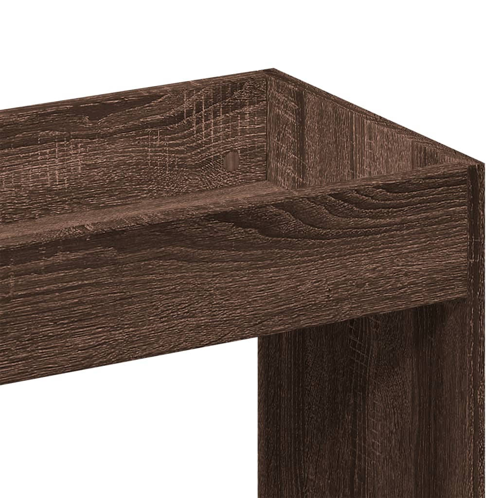Credenza Rovere Marrone 63x33x140 cm in Truciolato | homemem39
