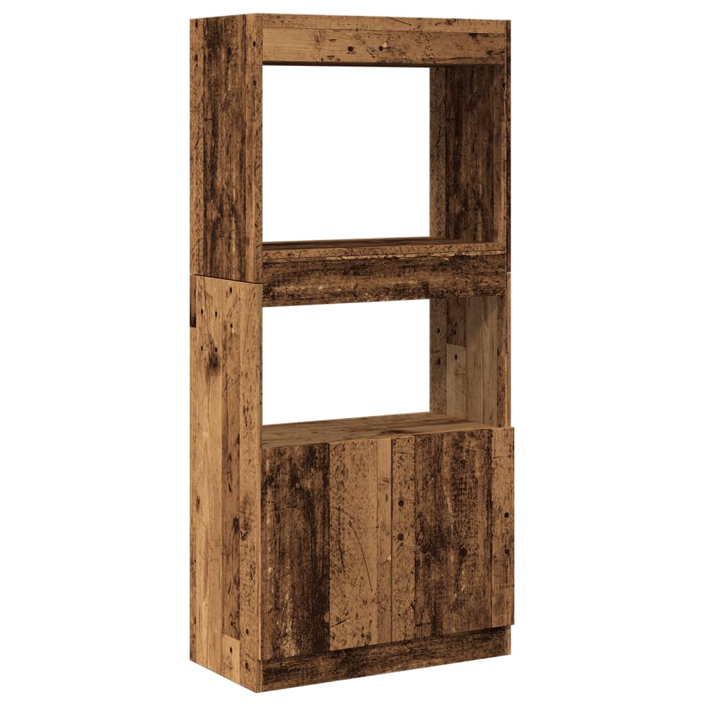 Credenza Legno Antico 63x33x140 cm in Truciolato | homemem39