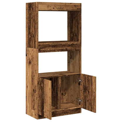 Credenza Legno Antico 63x33x140 cm in Truciolato | homemem39