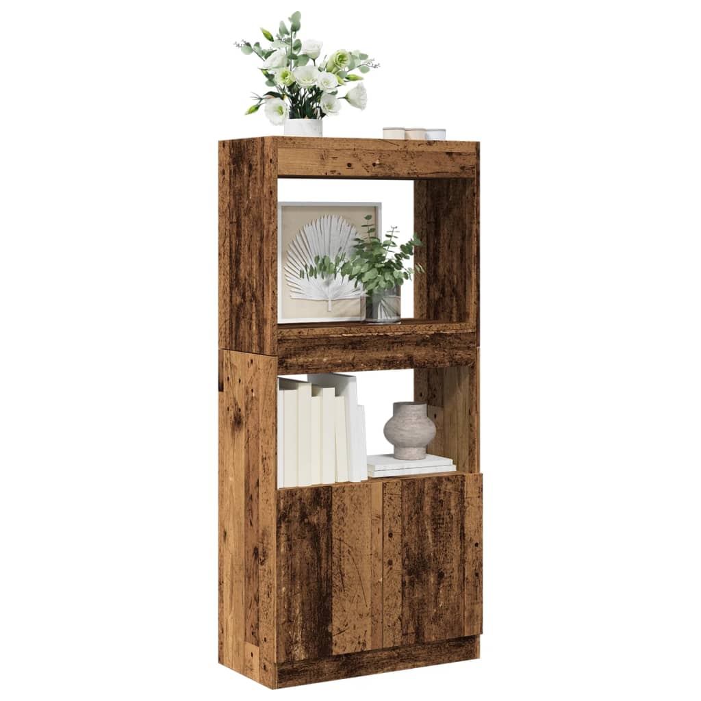 Credenza Legno Antico 63x33x140 cm in Truciolato | homemem39