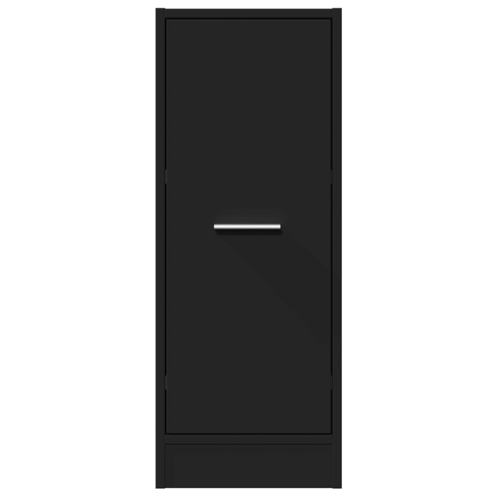 Armadietto da Farmacia Nero 30x41x77,5 cm in Truciolato | homemem39
