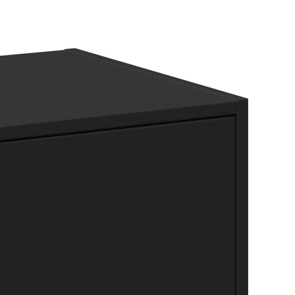 Armadietto da Farmacia Nero 30x41x77,5 cm in Truciolato | homemem39
