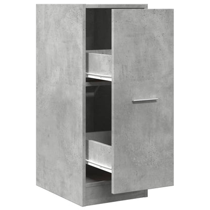 Armadietto da Farmacia Grigio Cemento 30x41x77,5 cm Truciolato | homemem39