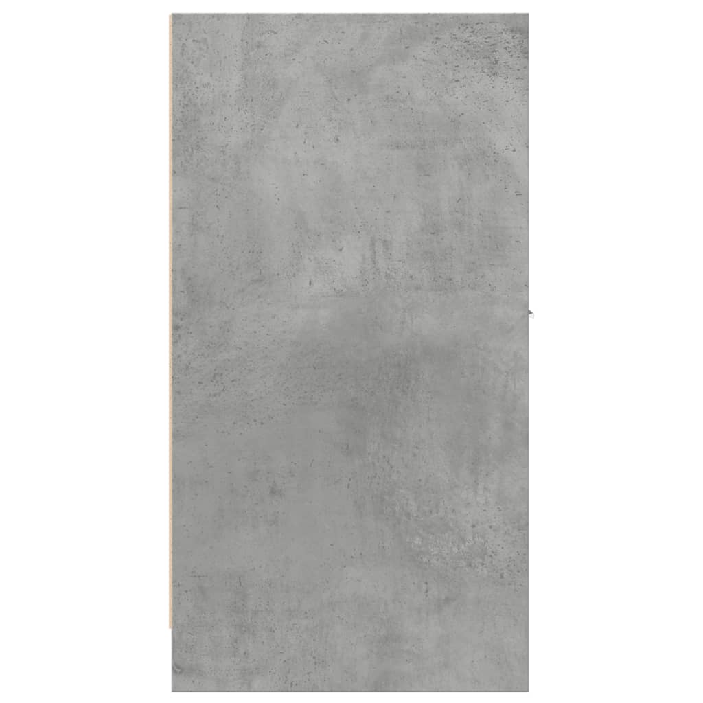 Armadietto da Farmacia Grigio Cemento 30x41x77,5 cm Truciolato | homemem39