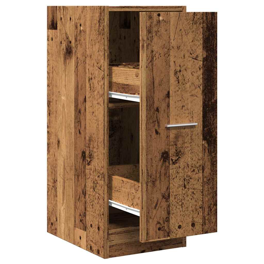 Armadietto da Farmacia Legno Vecchio 30x41x77,5cm in Truciolato | homemem39