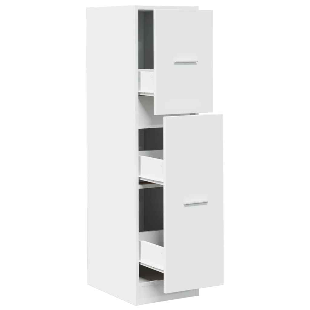 Armadietto da Farmacia Bianco 30x41x118 cm in Truciolato | homemem39