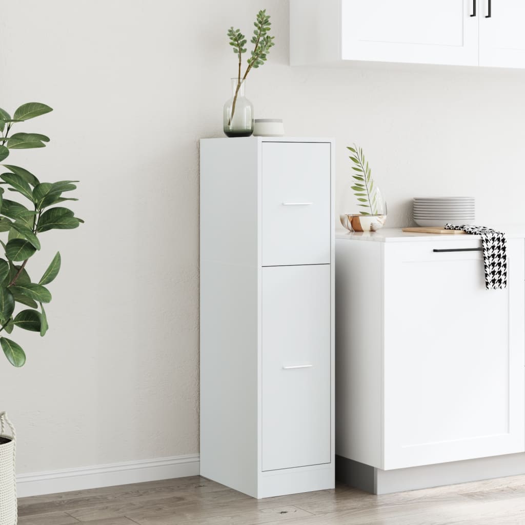 Armadietto da Farmacia Bianco 30x41x118 cm in Truciolato | homemem39