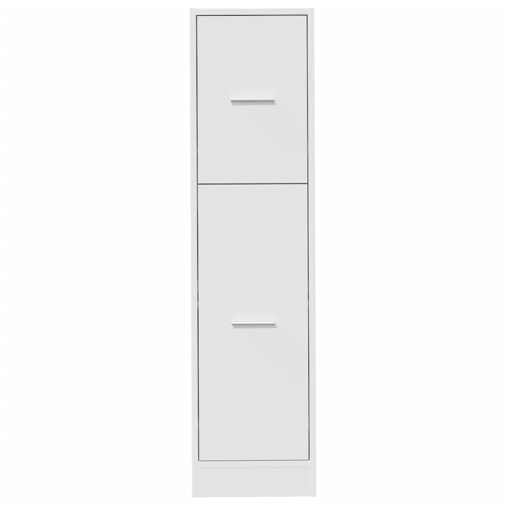 Armadietto da Farmacia Bianco 30x41x118 cm in Truciolato | homemem39