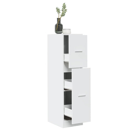Armadietto da Farmacia Bianco 30x41x118 cm in Truciolato | homemem39
