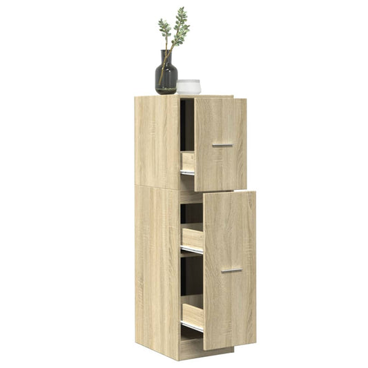 Armadietto da Farmacia Rovere Sonoma 30x41x118 cm in Truciolato | homemem39