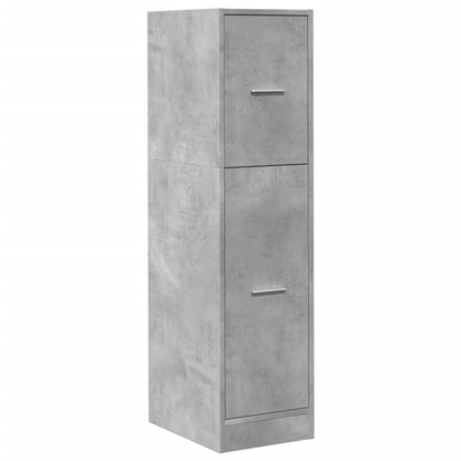 Armadietto da Farmacia Grigio Cemento 30x41x118 cm Truciolato | homemem39