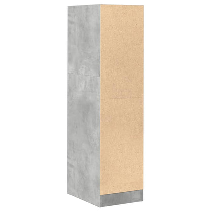 Armadietto da Farmacia Grigio Cemento 30x41x118 cm Truciolato | homemem39