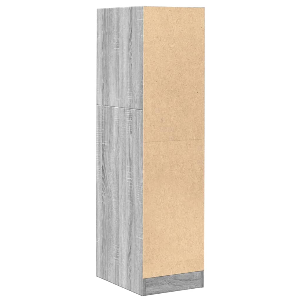 Armadietto da Farmacia Grigio Sonoma 30x41x118 cm in Truciolato | homemem39