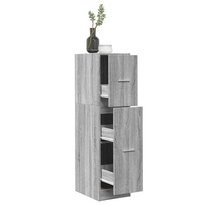 Armadietto da Farmacia Grigio Sonoma 30x41x118 cm in Truciolato | homemem39