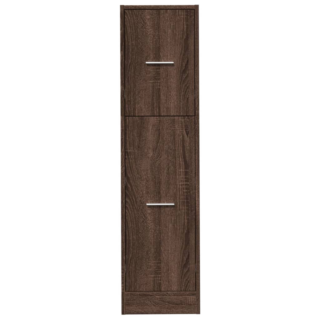 Armadietto da Farmacia Rovere Marrone 30x41x118 cm Truciolato | homemem39