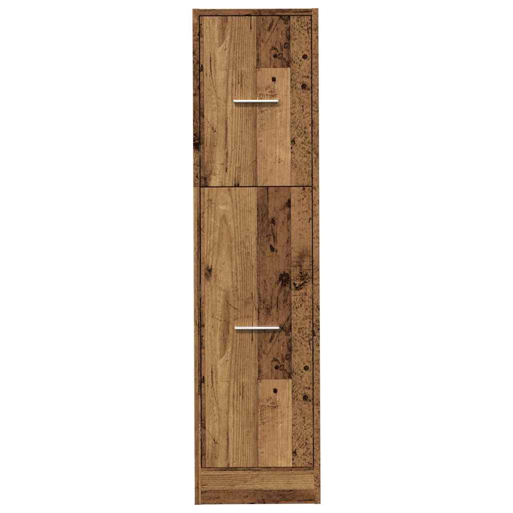 Armadietto da Farmacia Legno Vecchio 30x41x118 cm in Truciolato | homemem39