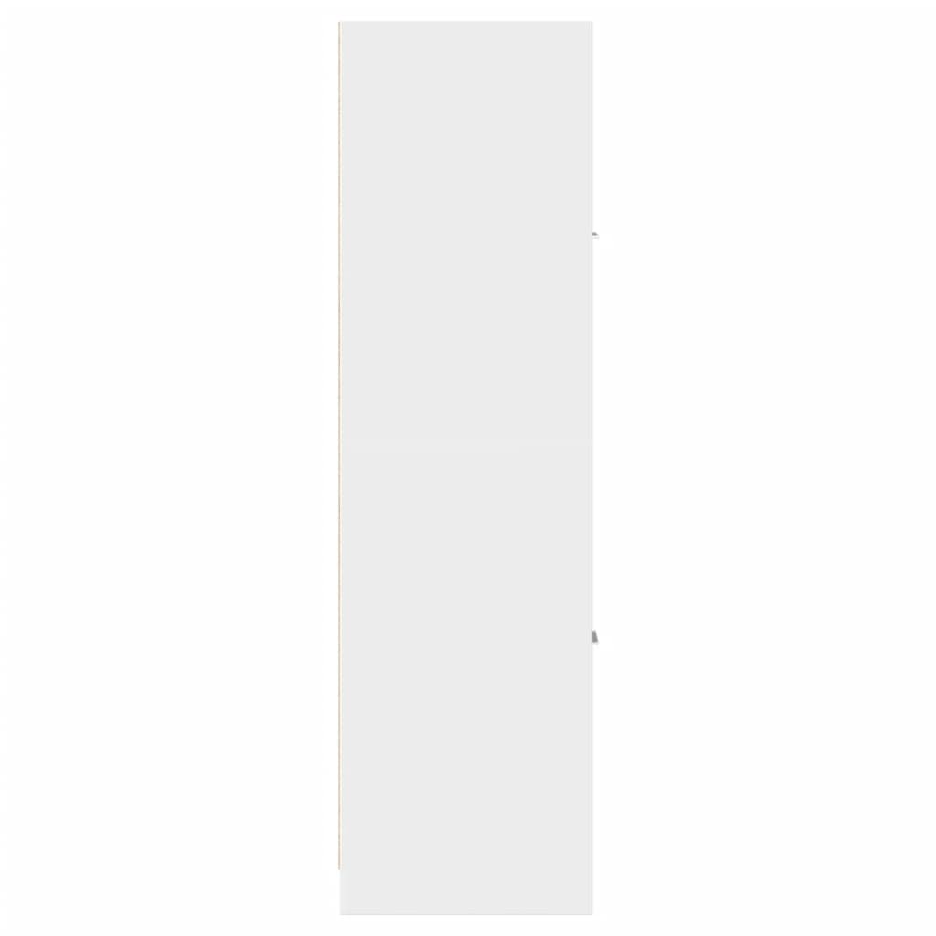 Mobiletto da Farmacia Bianco 30x41x144,5 cm Legno Agglomerato | homemem39