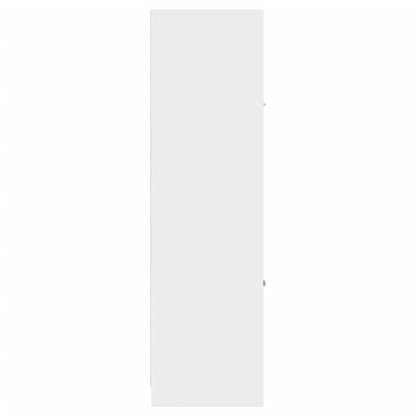 Mobiletto da Farmacia Bianco 30x41x144,5 cm Legno Agglomerato | homemem39