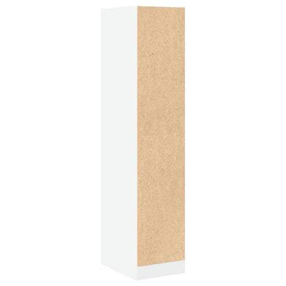Mobiletto da Farmacia Bianco 30x41x144,5 cm Legno Agglomerato | homemem39