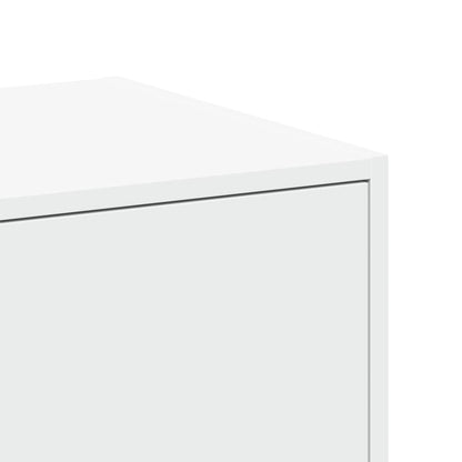 Mobiletto da Farmacia Bianco 30x41x144,5 cm Legno Agglomerato | homemem39