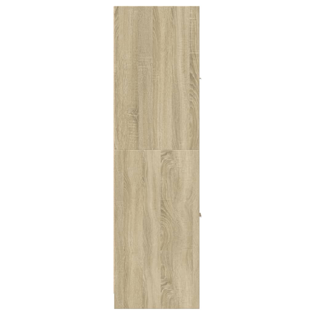Mobiletto da Farmacia Rovere Sonoma 30x41x144,5 cm Legno Agglomerato | homemem39