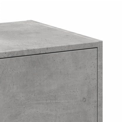 Armadietto da Farmacia Grigio Cemento 30x41x144,5 cm Truciolato | homemem39