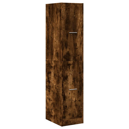Armadietto da Farmacia Rovere Fumo 30x41x144,5 cm in Truciolato | homemem39