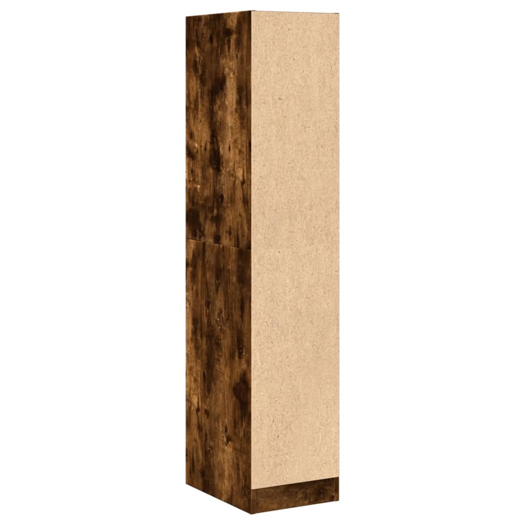 Armadietto da Farmacia Rovere Fumo 30x41x144,5 cm in Truciolato | homemem39
