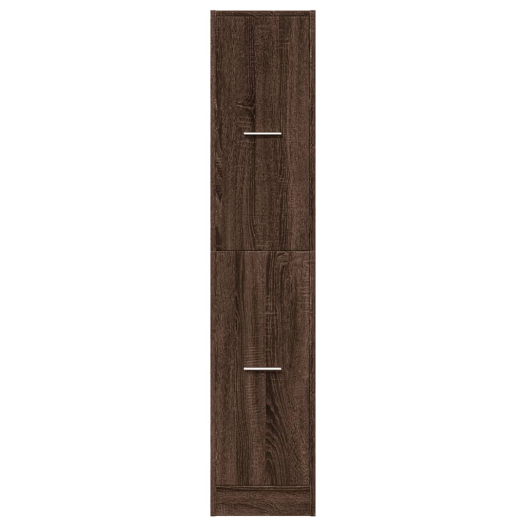 Armadietto da Farmacia Rovere Marrone 30x41x144,5 cm Truciolato | homemem39