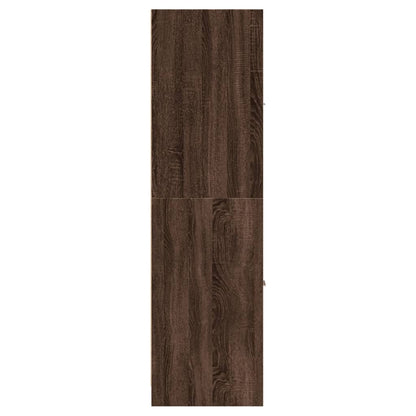 Armadietto da Farmacia Rovere Marrone 30x41x144,5 cm Truciolato | homemem39