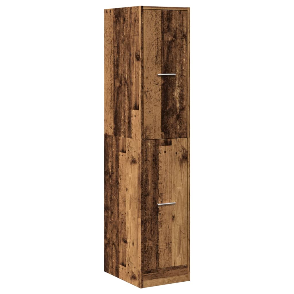 Armadietto da Farmacia Legno Vecchio 30x41x144,5 cm Truciolato | homemem39