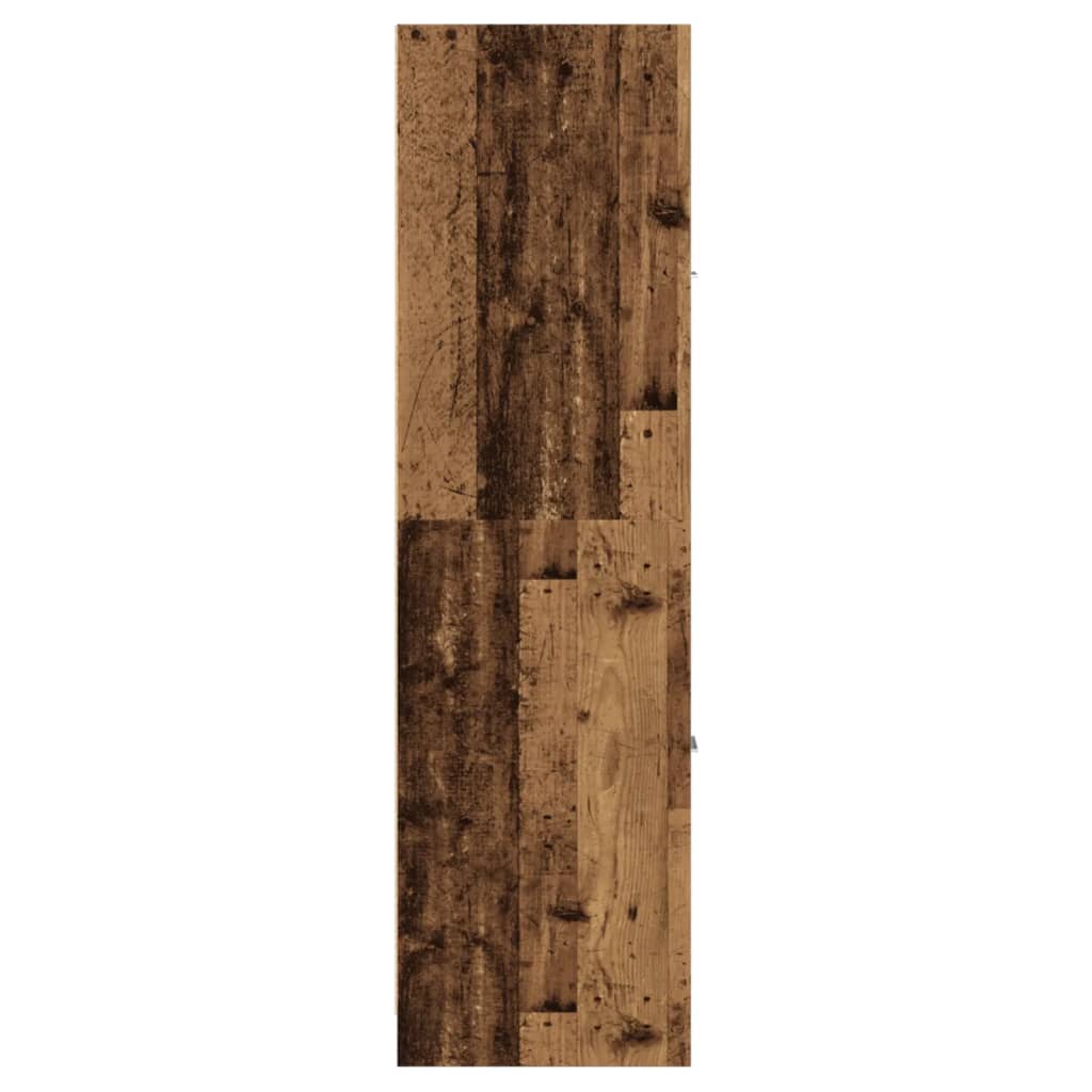 Armadietto da Farmacia Legno Vecchio 30x41x144,5 cm Truciolato | homemem39