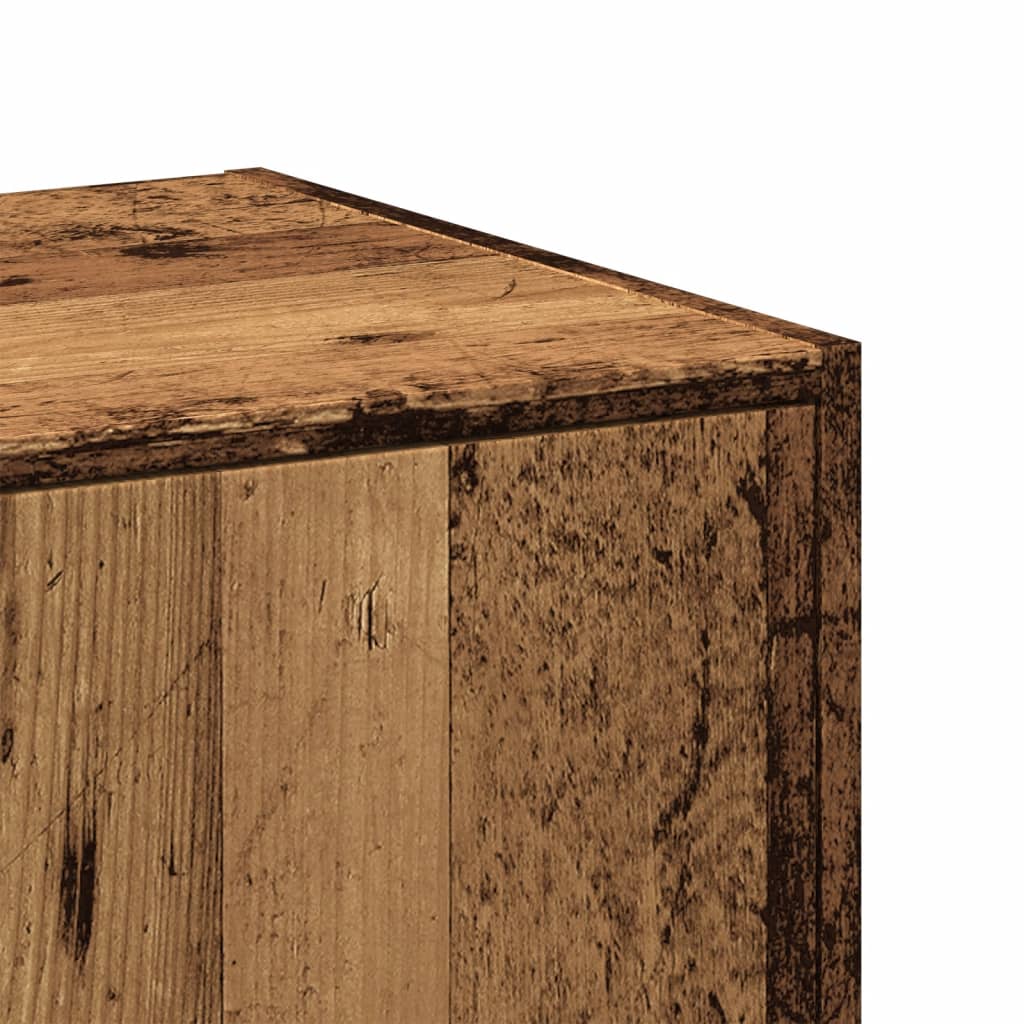 Armadietto da Farmacia Legno Vecchio 30x41x144,5 cm Truciolato | homemem39