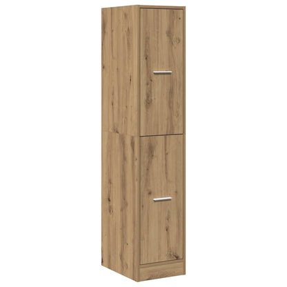 Mobiletto da Farmacia Artigianale Rovere 30x41x144,5 cm Legno Agglomerato | homemem39