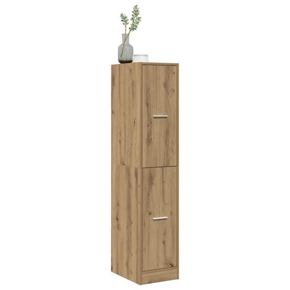 Mobiletto da Farmacia Artigianale Rovere 30x41x144,5 cm Legno Agglomerato