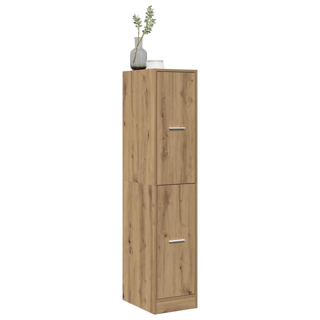Mobiletto da Farmacia Artigianale Rovere 30x41x144,5 cm