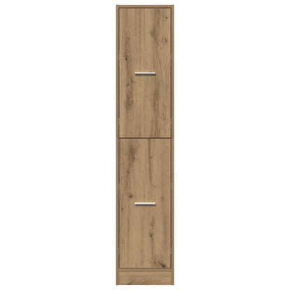 Mobiletto da Farmacia Artigianale Rovere 30x41x144,5 cm Legno Agglomerato | homemem39