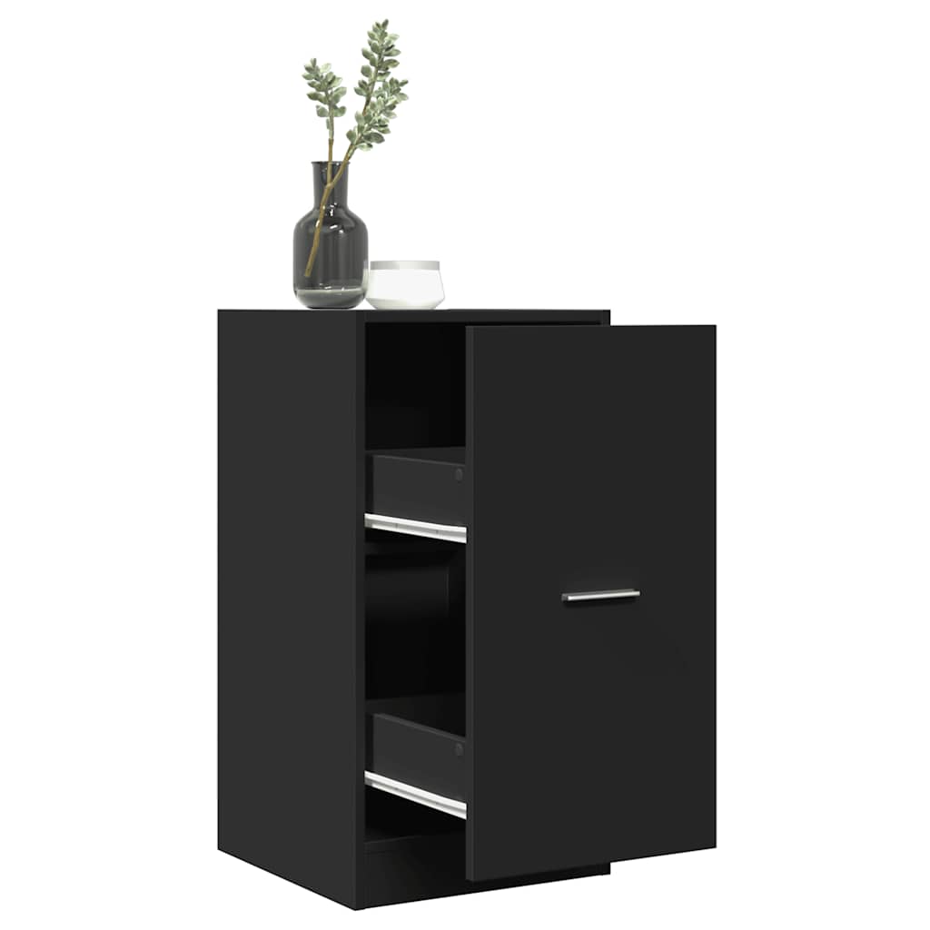 Armadietto da Farmacia Nero 40x41x77,5 cm in Truciolato | homemem39