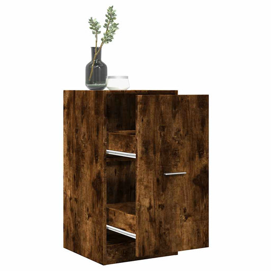 Armadietto da Farmacia Rovere Fumo 40x41x77,5 cm in Truciolato | homemem39