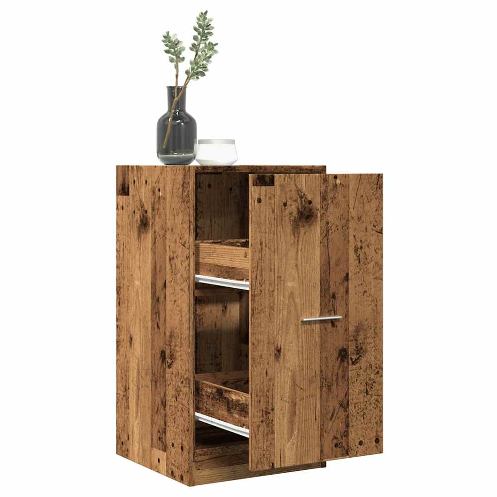Armadietto da Farmacia Legno Vecchio 40x41x77,5cm in Truciolato | homemem39