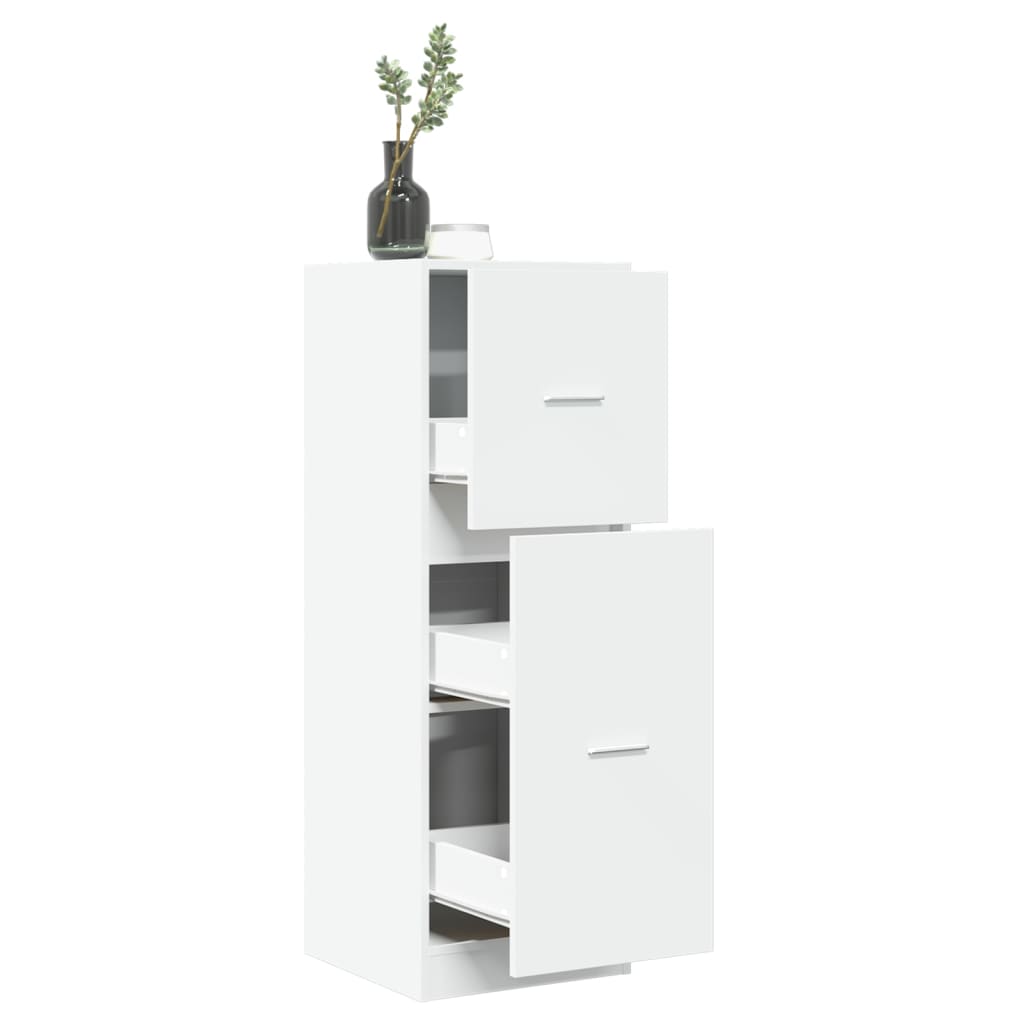 Armadietto da Farmacia Bianco 40x41x118 cm in Truciolato | homemem39