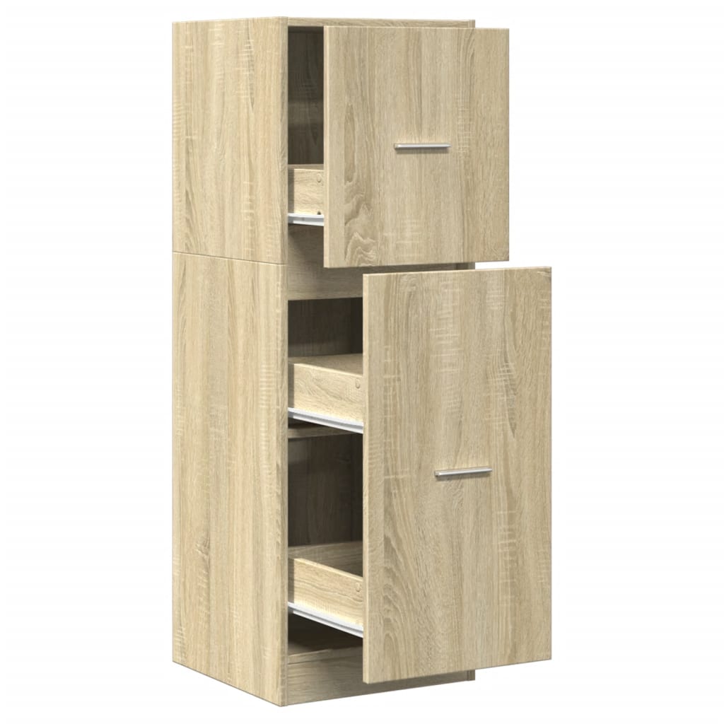 Armadietto da Farmacia Rovere Sonoma 40x41x118 cm in Truciolato | homemem39