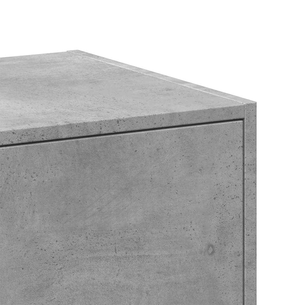Armadietto da Farmacia Grigio Cemento 40x41x118 cm Truciolato | homemem39